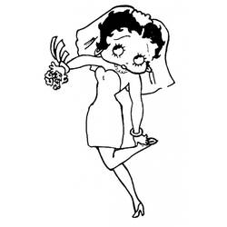 Dessin à colorier: Betty Boop (Dessins Animés) #25992 - Coloriages à Imprimer Gratuits