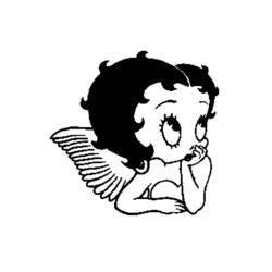 Dessin à colorier: Betty Boop (Dessins Animés) #25997 - Coloriages à Imprimer Gratuits