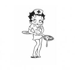 Dessin à colorier: Betty Boop (Dessins Animés) #26040 - Coloriages à Imprimer Gratuits