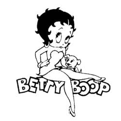 Dessin à colorier: Betty Boop (Dessins Animés) #26047 - Coloriages à Imprimer Gratuits