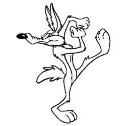 Dessin à colorier: Bip Bip et Coyote (Dessins Animés) #47221 - Coloriages à Imprimer Gratuits
