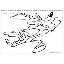 Dessin à colorier: Bip Bip et Coyote (Dessins Animés) #47250 - Coloriages à Imprimer Gratuits