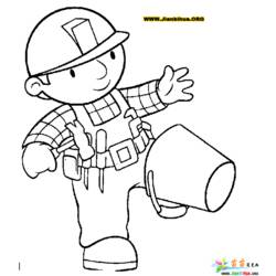 Dessin à colorier: Bob le Bricoleur (Dessins Animés) #33342 - Coloriages à Imprimer Gratuits