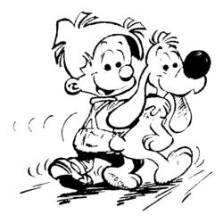 Dessin à colorier: Boule et Bill (Dessins Animés) #25387 - Coloriages à Imprimer Gratuits