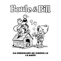 Dessin à colorier: Boule et Bill (Dessins Animés) #25400 - Coloriages à Imprimer Gratuits