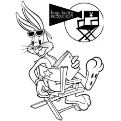 Dessin à colorier: Bugs Bunny (Dessins Animés) #26317 - Coloriages à Imprimer Gratuits