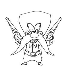 Dessin à colorier: Bugs Bunny (Dessins Animés) #26342 - Coloriages à Imprimer Gratuits