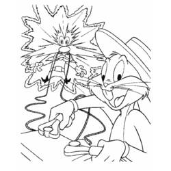 Dessin à colorier: Bugs Bunny (Dessins Animés) #26347 - Coloriages à Imprimer Gratuits