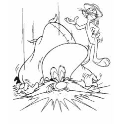 Dessin à colorier: Bugs Bunny (Dessins Animés) #26348 - Coloriages à Imprimer Gratuits