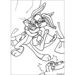 Dessin à colorier: Bugs Bunny (Dessins Animés) #26350 - Coloriages à Imprimer Gratuits