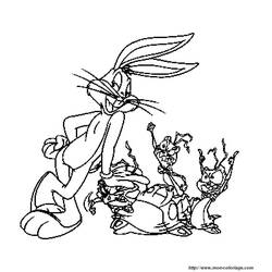 Dessin à colorier: Bugs Bunny (Dessins Animés) #26362 - Coloriages à Imprimer Gratuits