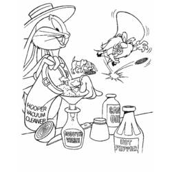 Dessin à colorier: Bugs Bunny (Dessins Animés) #26372 - Coloriages à Imprimer Gratuits