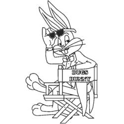 Dessin à colorier: Bugs Bunny (Dessins Animés) #26391 - Coloriages à Imprimer Gratuits