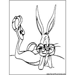 Dessin à colorier: Bugs Bunny (Dessins Animés) #26403 - Coloriages à Imprimer Gratuits