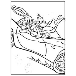 Dessin à colorier: Bugs Bunny (Dessins Animés) #26411 - Coloriages à Imprimer Gratuits