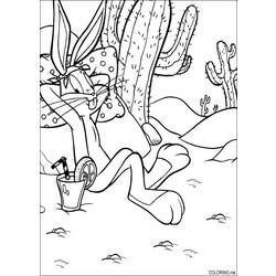 Dessin à colorier: Bugs Bunny (Dessins Animés) #26420 - Coloriages à Imprimer Gratuits