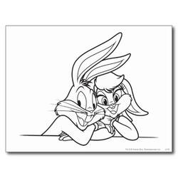 Dessin à colorier: Bugs Bunny (Dessins Animés) #26445 - Coloriages à Imprimer Gratuits