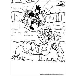 Dessin à colorier: Bugs Bunny (Dessins Animés) #26458 - Coloriages à Imprimer Gratuits
