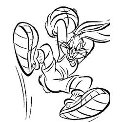Dessin à colorier: Bugs Bunny (Dessins Animés) #26479 - Coloriages à Imprimer Gratuits