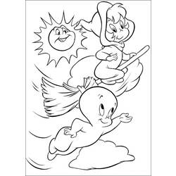 Dessin à colorier: Casper (Dessins Animés) #36239 - Coloriages à Imprimer Gratuits