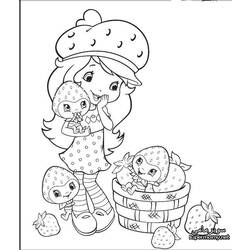 Dessins à colorier: Charlotte aux fraises / Fraisinette - Coloriages à Imprimer Gratuits