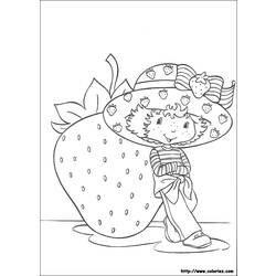Dessin à colorier: Charlotte aux fraises / Fraisinette (Dessins Animés) #35571 - Coloriages à Imprimer Gratuits