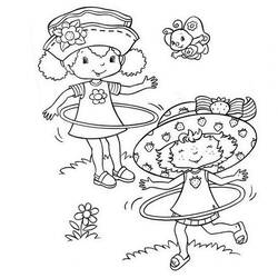 Dessin à colorier: Charlotte aux fraises / Fraisinette (Dessins Animés) #35651 - Coloriages à Imprimer Gratuits