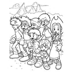 Dessin à colorier: Digimon (Dessins Animés) #51515 - Coloriages à Imprimer Gratuits
