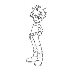 Dessin à colorier: Digimon (Dessins Animés) #51548 - Coloriages à Imprimer Gratuits