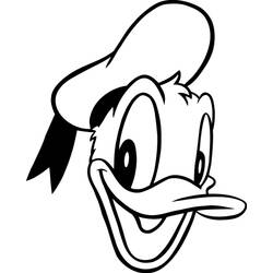 Dessin à colorier: Donald Duck (Dessins Animés) #30130 - Coloriages à Imprimer Gratuits