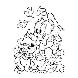 Dessin à colorier: Donald Duck (Dessins Animés) #30131 - Coloriages à Imprimer Gratuits