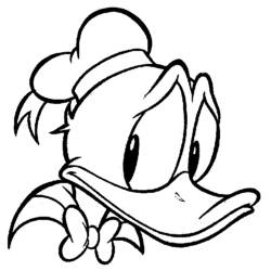 Dessin à colorier: Donald Duck (Dessins Animés) #30158 - Coloriages à Imprimer Gratuits