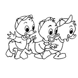 Dessin à colorier: Donald Duck (Dessins Animés) #30200 - Coloriages à Imprimer Gratuits