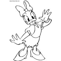 Dessin à colorier: Donald Duck (Dessins Animés) #30201 - Coloriages à Imprimer Gratuits