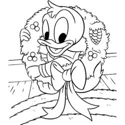 Dessin à colorier: Donald Duck (Dessins Animés) #30216 - Coloriages à Imprimer Gratuits