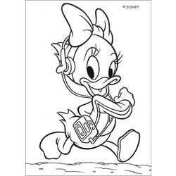 Dessin à colorier: Donald Duck (Dessins Animés) #30231 - Coloriages à Imprimer Gratuits