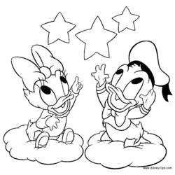 Dessin à colorier: Donald Duck (Dessins Animés) #30254 - Coloriages à Imprimer Gratuits