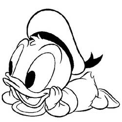 Dessin à colorier: Donald Duck (Dessins Animés) #30280 - Coloriages à Imprimer Gratuits