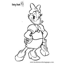 Dessin à colorier: Donald Duck (Dessins Animés) #30328 - Coloriages à Imprimer Gratuits