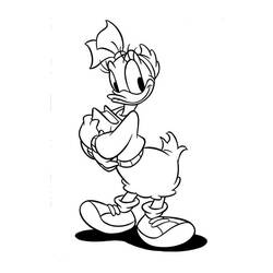 Dessin à colorier: Donald Duck (Dessins Animés) #30398 - Coloriages à Imprimer Gratuits