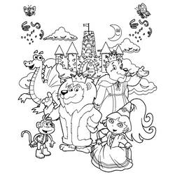 Dessin à colorier: Dora l'Exploratrice (Dessins Animés) #29749 - Coloriages à Imprimer Gratuits