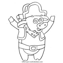 Dessin à colorier: Dora l'Exploratrice (Dessins Animés) #30009 - Coloriages à Imprimer Gratuits