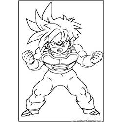 Dessin à colorier: Dragon Ball Z (Dessins Animés) #38502 - Coloriages à Imprimer Gratuits