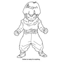 Dessin à colorier: Dragon Ball Z (Dessins Animés) #38536 - Coloriages à Imprimer Gratuits