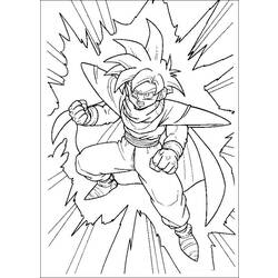 Dessin à colorier: Dragon Ball Z (Dessins Animés) #38541 - Coloriages à Imprimer Gratuits