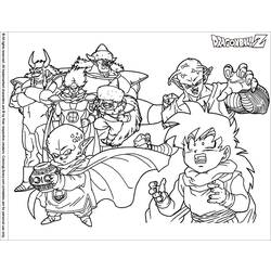 Dessin à colorier: Dragon Ball Z (Dessins Animés) #38763 - Coloriages à Imprimer Gratuits