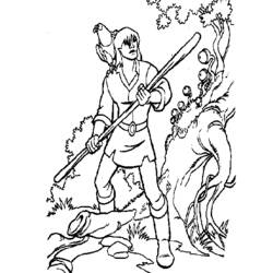 Dessin à colorier: Excalibur, l'épée magique (Dessins Animés) #41733 - Coloriages à Imprimer Gratuits