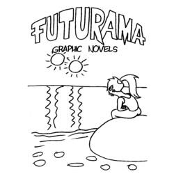 Dessin à colorier: Futurama (Dessins Animés) #48419 - Coloriages à Imprimer Gratuits