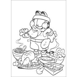 Dessin à colorier: Garfield (Dessins Animés) #26137 - Coloriages à Imprimer Gratuits