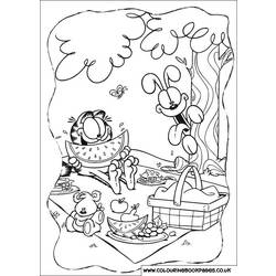 Dessin à colorier: Garfield (Dessins Animés) #26138 - Coloriages à Imprimer Gratuits